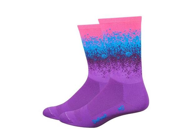 DeFeet Aireator 6" Ombre Sokker Wildberry Str. XL