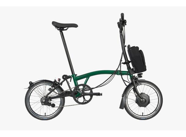 Brompton H6L Sammenleggbar EL-Sykkel 6 gir, 18,3kg, Racing Green