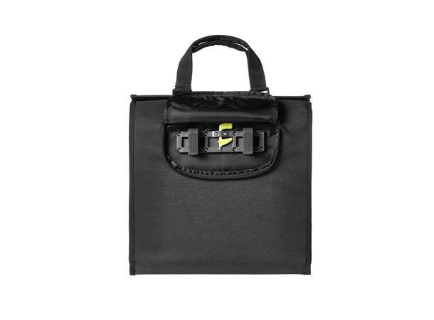 Basil Mira Shopper Sideveske Sort, 18 ltr, Vanntett trekk 