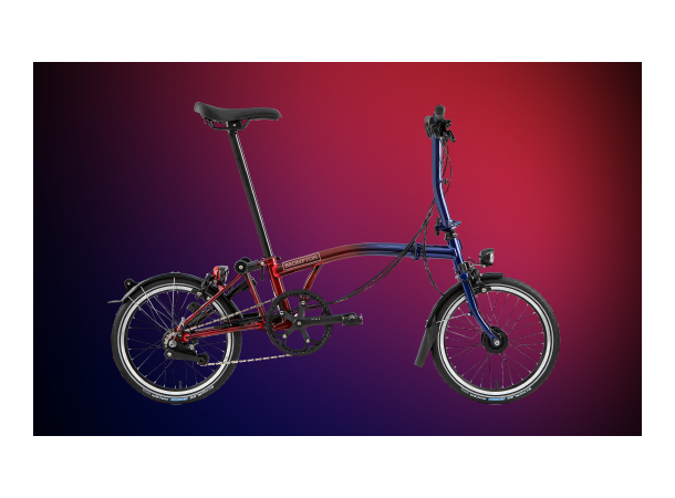 Brompton Custom C-Line M-styr, bærer, Racing Green, 12-gir 