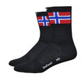 DeFeet Aireator Norway Flag Sokker Sort