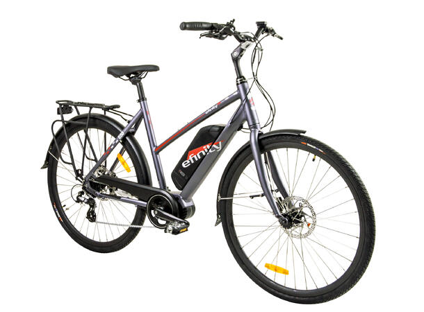 Efinity E55 Mix Dame Str.M, 28", grå, 418Wh (11,6Ah) 