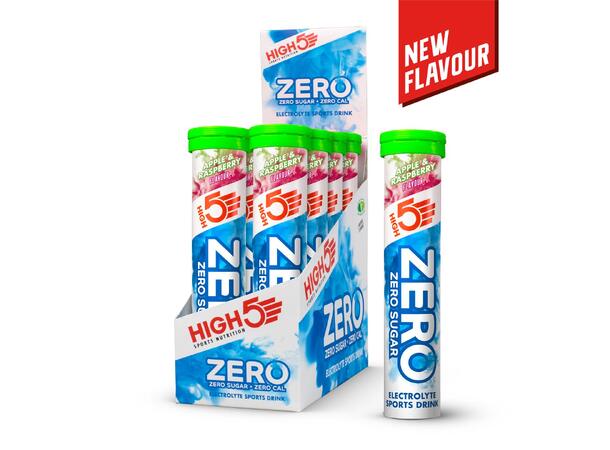 HIGH5 Zero Eple/Bringebær 80gr - 20 tabletter 