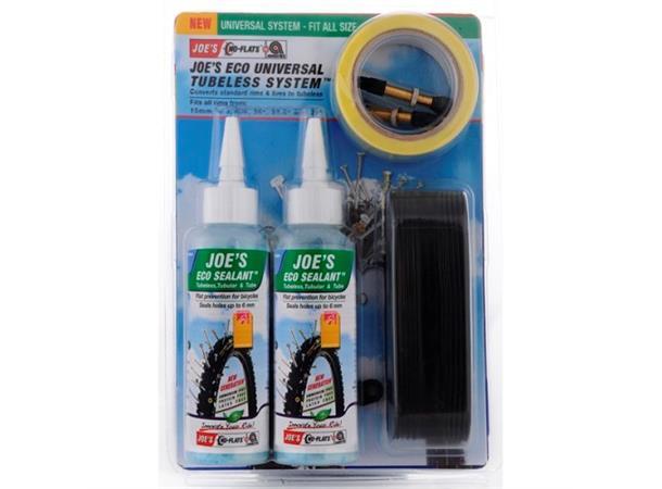 Joe's ECO Universal TubelessKit 26-29", 250 ml, 15-25mm felger 