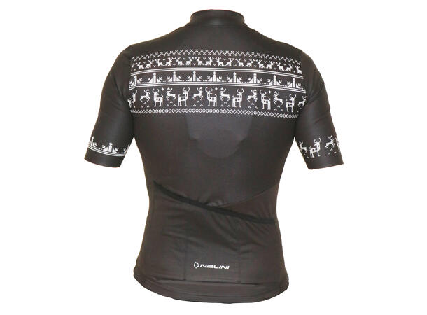 Nalini Optimus trøye Sort Din "Ugly Sweater" Sykkeltrøye 