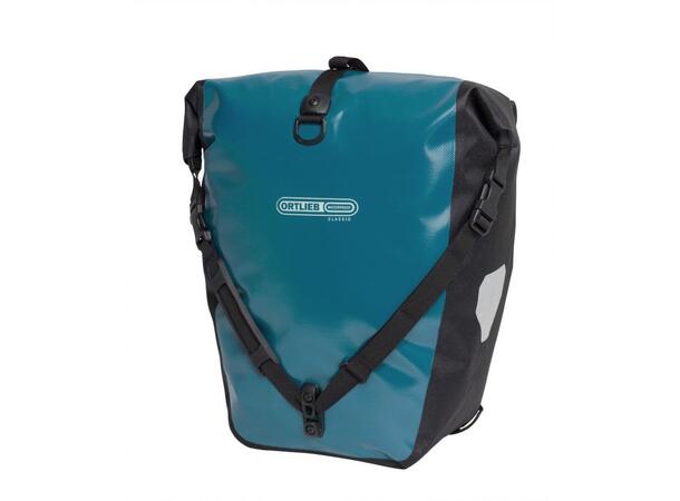 Ortlieb Back Roller Classic Sykkelvesker Petrol/Sort, 2x20L, QL 2.1 