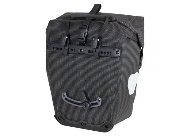 Ortlieb Back Roller HV QL2.1 Sykkelveske Sort reflektiv, 20L, QL2.1 