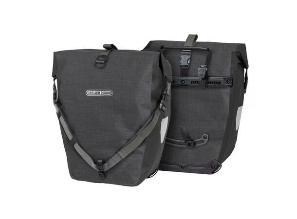 Ortlieb Back Roller Plus Sykkelvesker Granite/Black, 2x20L, QL 2.1 