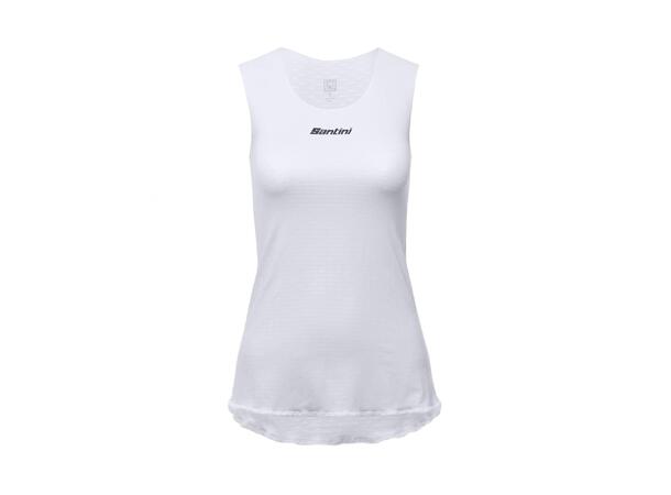 Santini Airy dame baselayer - hvit XL-2XL 