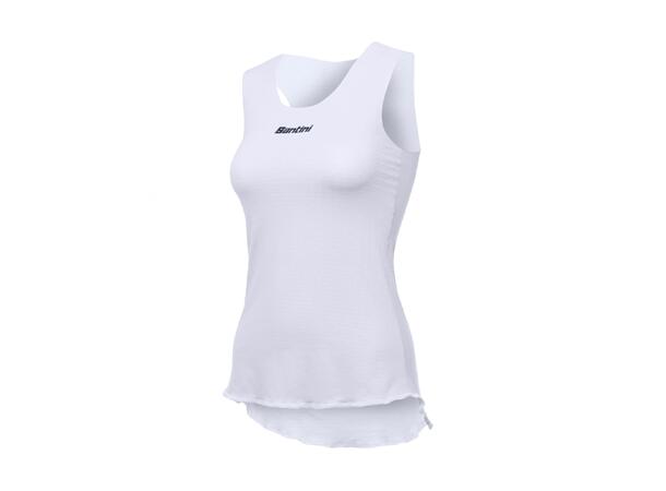 Santini Airy dame baselayer - hvit XL-2XL 