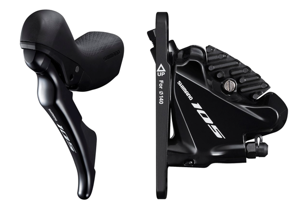 Shimano 105 ST-R7020 Skivebremssett Foran, 1000mm, Ikke skiver 