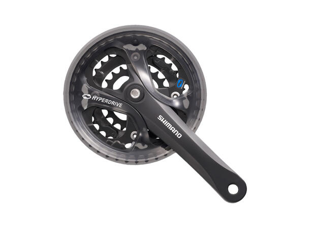 Shimano Acera M361 Kranksett 175mm 42/32/22, Sort, 8-delt 