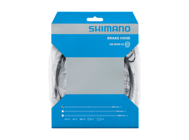 Shimano SM-BH90 Disc Bremseslange MTB, 1700mm, Rett/Rett 