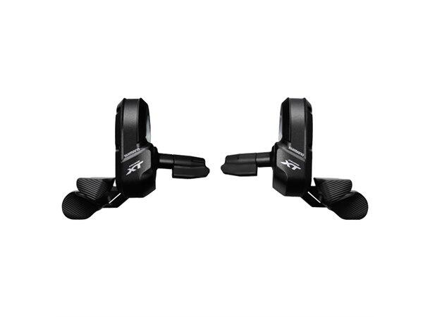 Shimano XT Di2 M8050 Girspaker Par Sort, 11 x 2/3-Delt, Klemme 
