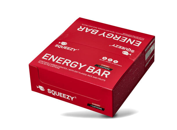 Squeezy Super Energy Bar Cherry/koffein - 50g 