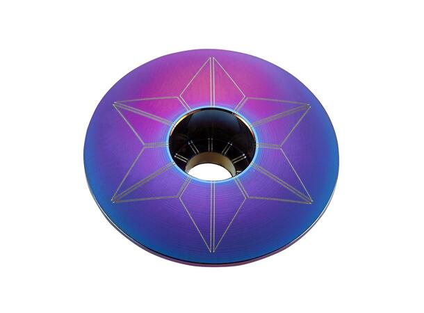 Supacaz Star Capz Top Cap Oil Slick 