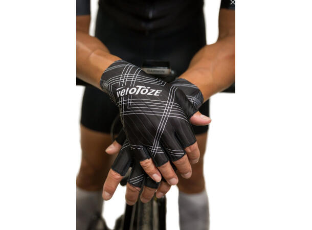veloToze Korte Aero hansker, Sort L 