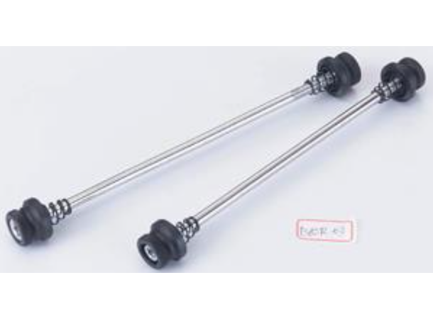 BBB Wheelfixed BQR-03 Hurtigkobling Sett Unbrako , sort, alu, 114gr 