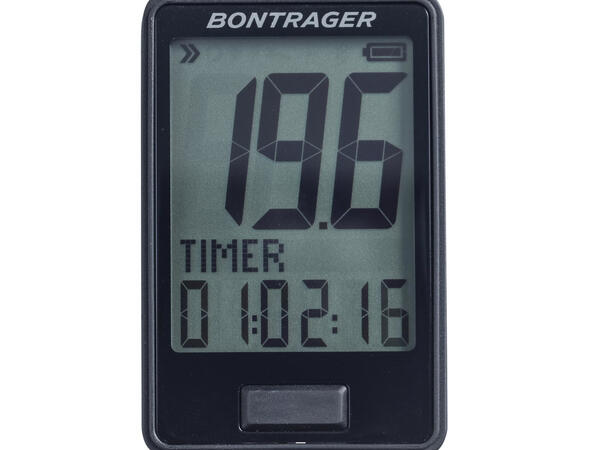 Bontrager RIDEtime Sykkelcomputer Sort 