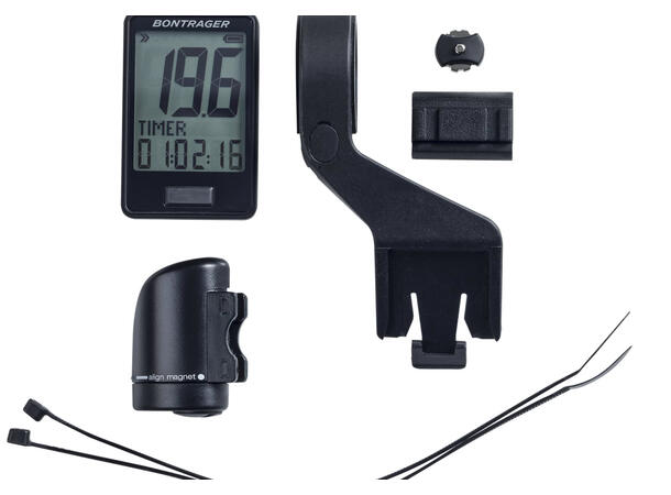 Bontrager RIDEtime Sykkelcomputer Sort 