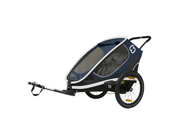 Hamax Outback Sykkelvogn Navy Blå, to seter 