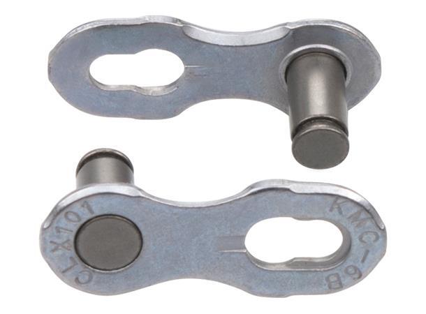 KMC Missing Link 101 NR EPT Kjedelås Single, Wide 1/2" x 1/8", 2-pk, Rustfri 