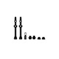 Muc-Off Tubeless Valve Kit 60mm Sort