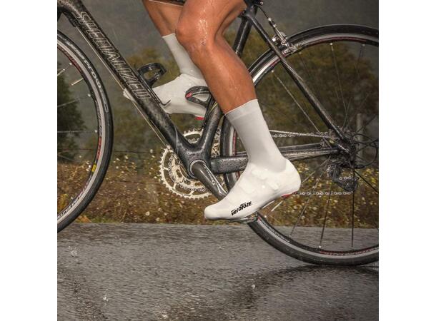 Velotoze Silicone Skotrekk Hvit L 