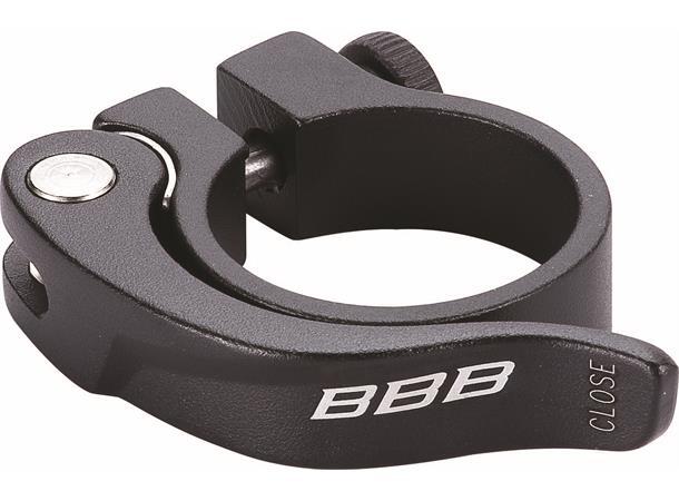 BBB SmoothLever BSP-87 Setepinneklemme 31.8mm, Hendel, Sort, Aluminium 