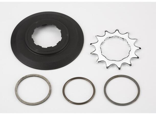 Brompton Sprocket Set Ink Chain Guide 3/32' 9-spline - 13T (BWR as a 3-spd) 