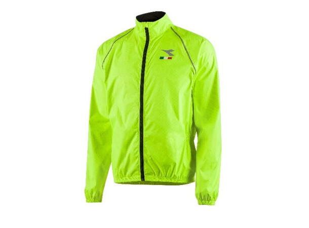 Diadora Giro Regnsett Str.XS Neongult/Sort 