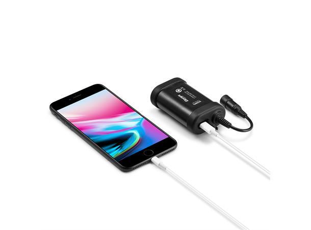 Gemini TITAN 2500 OLED Frontlykt 2500L, 6000K LED, remote, 4000mAh, 320gr 
