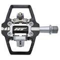 HT T1-SX BMX Pedaler Sort Alu, 4-pins, m/cleats, 368gr