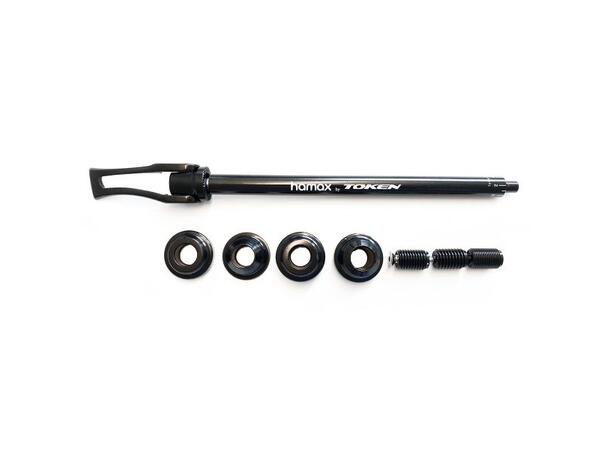 Hamax 12mm bakaksel for sykkelvogn 12mm, Universal 