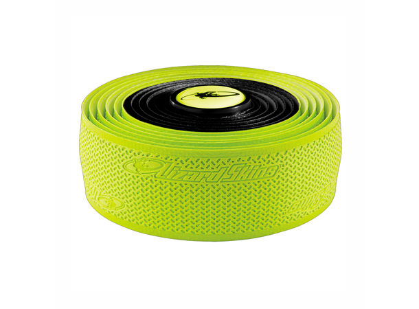 Lizard Skins DUAL Styretape DSP 2.5 Neongrønn/Sort, m/endeplugger, 56gr 