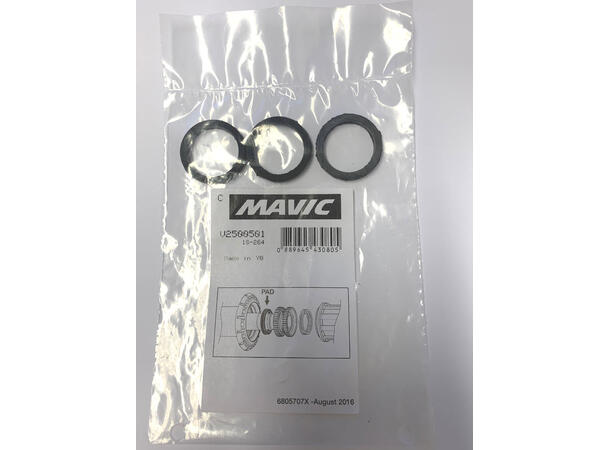 Mavic Kit ID360 Pads Noise Reducing LV2500500 