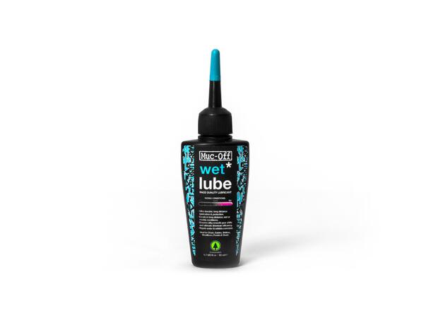 Muc-Off Bio Wet Lube 50ml For våte forhold, Dryppflaske 