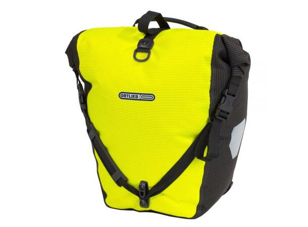 Ortlieb Back Roller HV QL2.1 Sykkelveske Neon gul/Sort reflektiv, 20L, QL2.1 