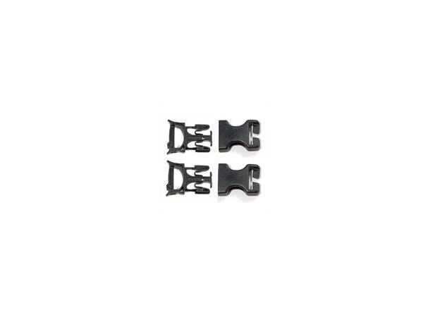 Ortlieb Reserve Spenner Sort, 2stk, 25mm 