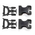 Ortlieb Reserve Spenner Sort, 2stk, 25mm