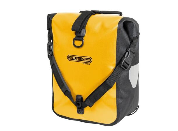 Ortlieb Sport Roller Classic Sidevesker Gul/Sort, 2x12,5L, QL 2.1 