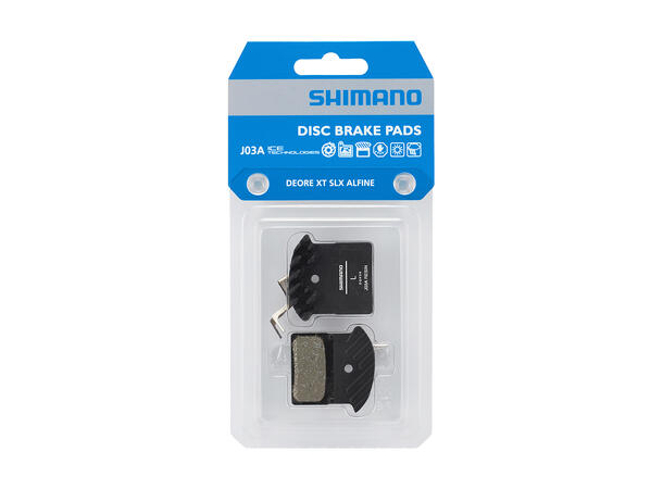 Shimano J03A Resin Bremseklosser Kjøleribber, 1 sett, XTR/XT/SLX/Alfine