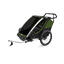 Thule Chariot Cab2 Sykkelvogn Cypres Green, m/sykkelsett og trillesett