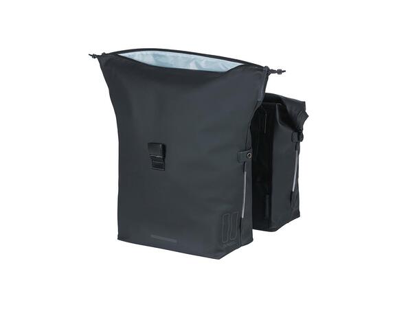 Basil SoHo Nordlicht Sideveske Sett Sort, 41L, IPX3, Universal Bridge 