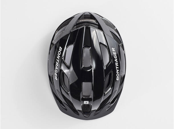 Bontrager Solstice sykkelhjelm Sort, Allsidig hjelm 