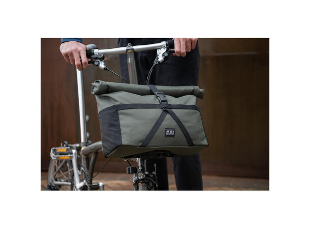 Brompton Borough M Veske Vannavvisende, med ramme, Oliven 