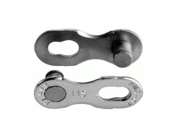 KMC Missing Link 11R EPT Kjedelås Sølv 2-pack,11-delt, 5.65mm pin, REUSABLE 