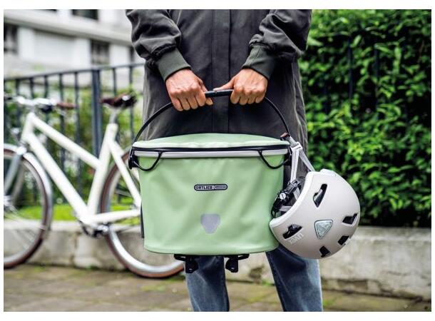 Ortlieb UP-Town Rack Design Floral/Rød, 17,5 L 