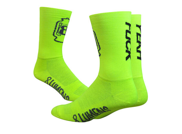 DeFeet Aireator 6" 8-Lumens Fuck Yeah Gul Str.S 