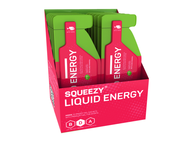 Squeezy Energy Gel Bringebær 12pk Bringebær - 12x33g 